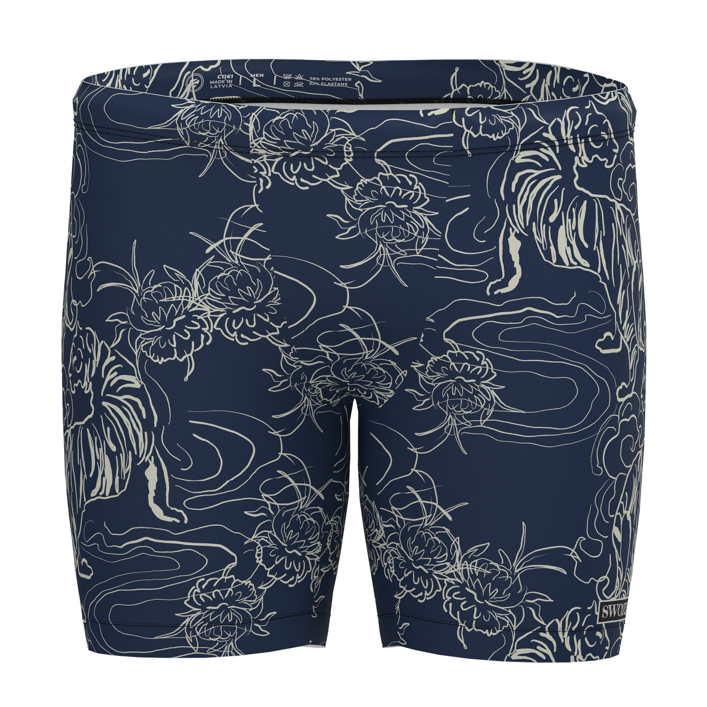 Men's Jammers Tiger Flower