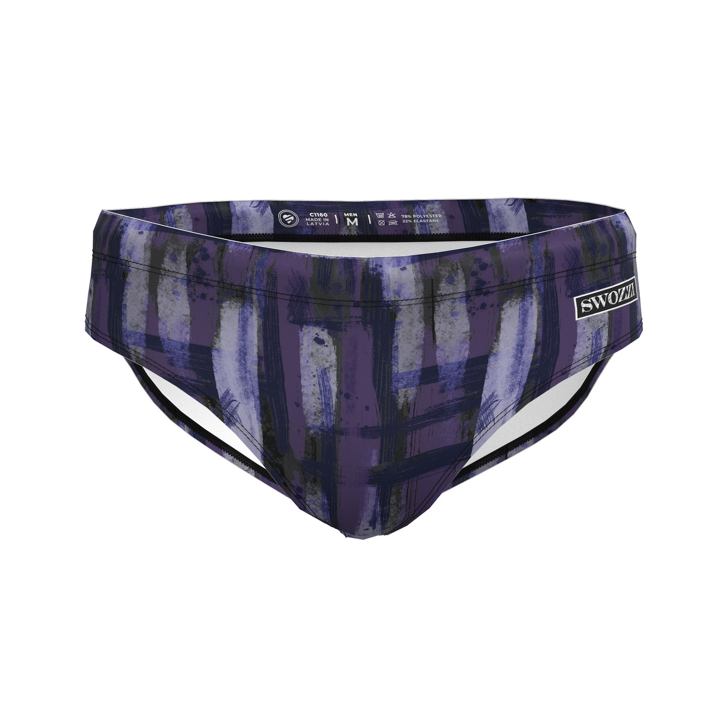 Men's Trunks Purple Black