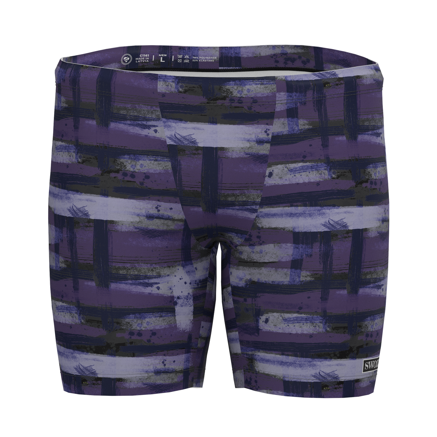Men's Jammers Purple Black