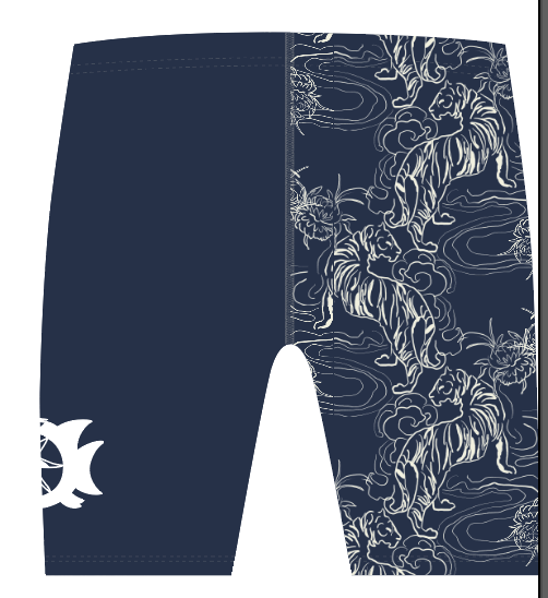 Men's Jammers Tiger Flower (Sihlfisch)