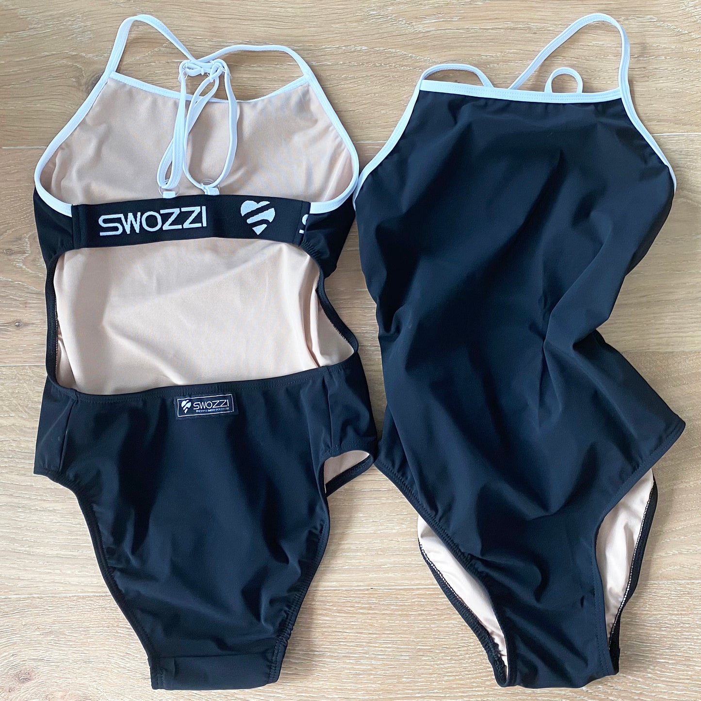 Women's One Piece Elastic Strap Black Speed