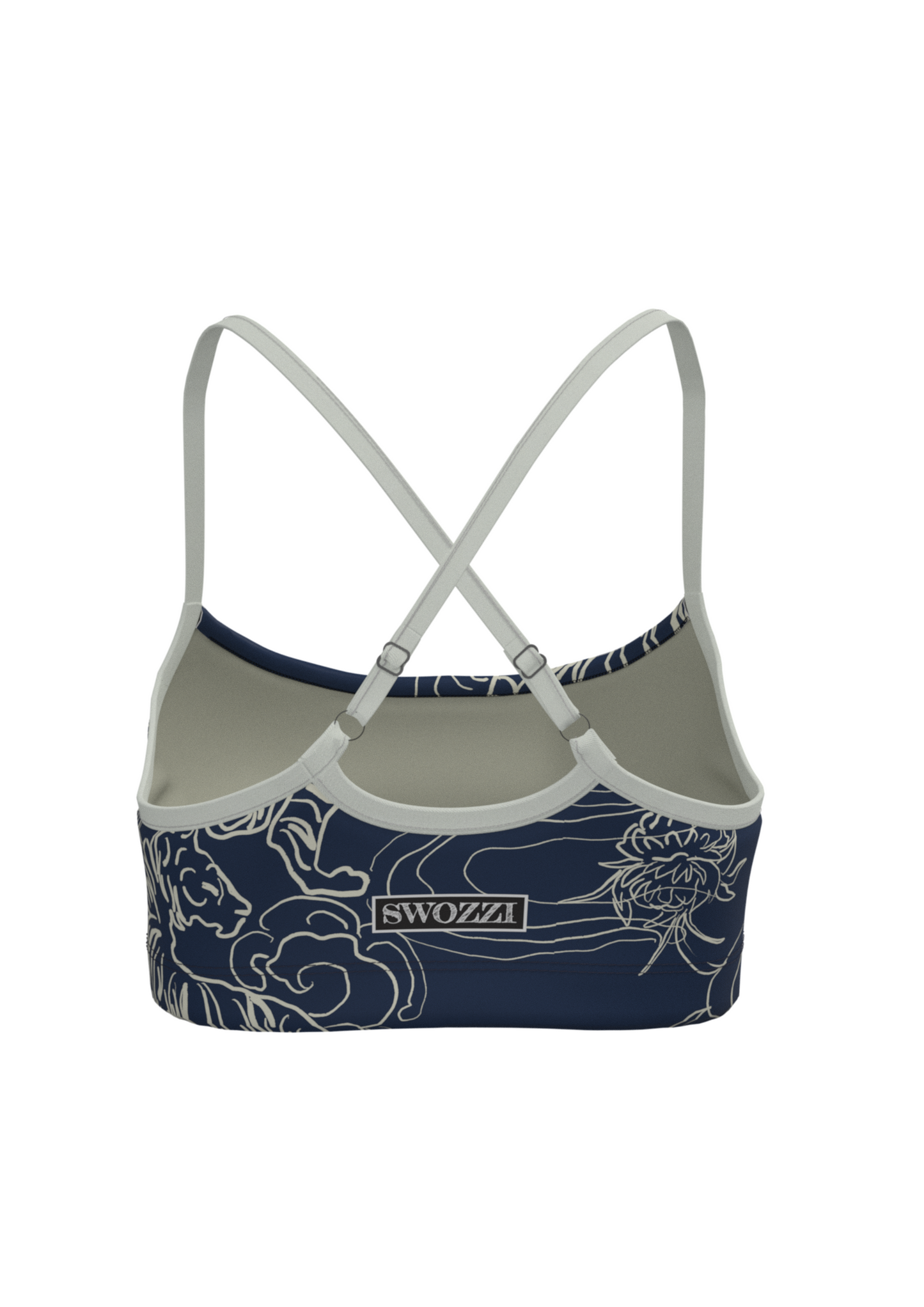 Women's Sports Bikini Tiger Flower