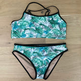 Women's Sports Bikini Palm Tree Island